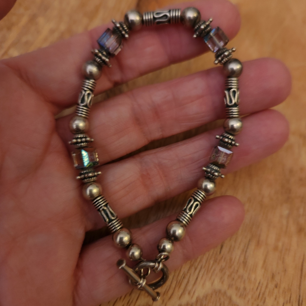 Silpada Silver  Beaded Bracelet